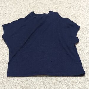 Klassy Network Navy Boxy Short Sleeve Top